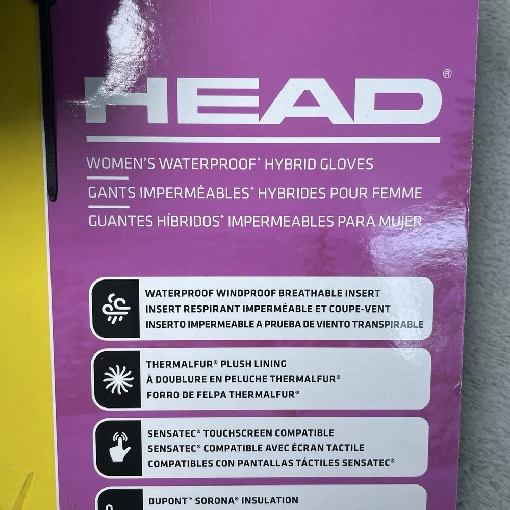 HEAD Women's S/P Hybrid Gloves Black H1184
